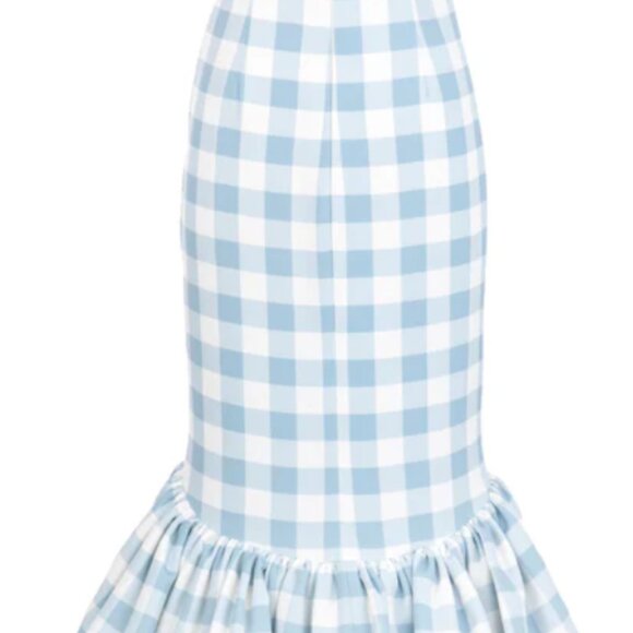 LA PALMA DRESS IN BLUE GINGHAM by Leal Daccarett (OTM Exclusive!) - Picture 4 of 6